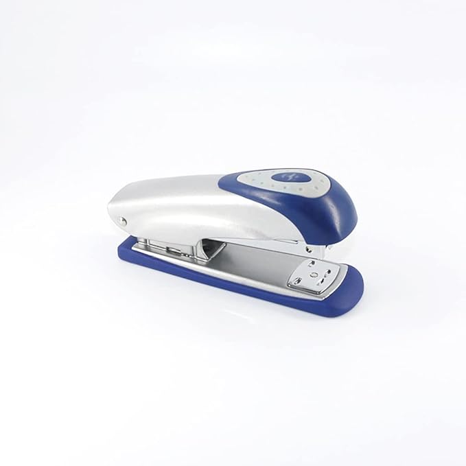 KUYWLMKMZZ Desk Stapler Standard Stapler Document Binding Stabler Desktop Stapler Labor-Saving Office Student Supplies Staplers for Desk 25 Page Capacity School Supplies (Color : B)