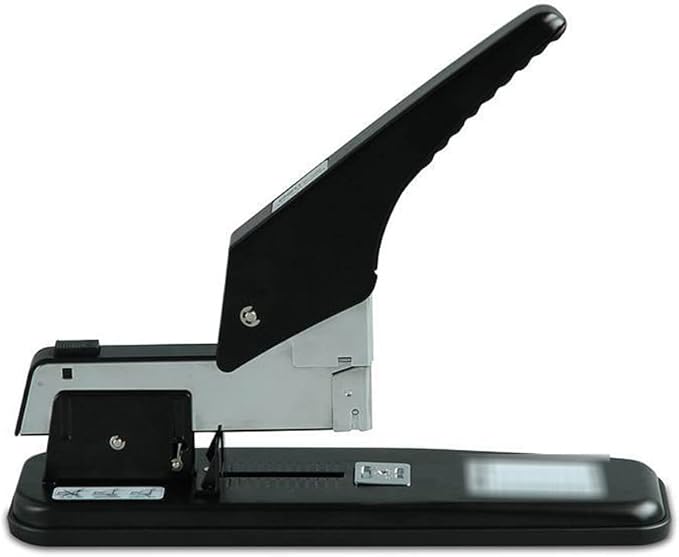 KUYWLMKMZZ Desk Stapler Staplers Office Heavy Duty 210 Pages Capacity Suitable for Study and Office Document Binding Practical Office Supplies Black School Supplies (Color : A)