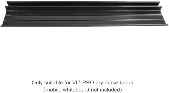 VIZ-PRO Dry Erase Board Detachable Marker Tray, Set of 2, Only fit Viz-Pro Whiteboard