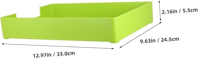 Gadpiparty Document Storage Box for Office Paper Tray Desktop Organizer Stationery Supplies Holder Desk File Organizer