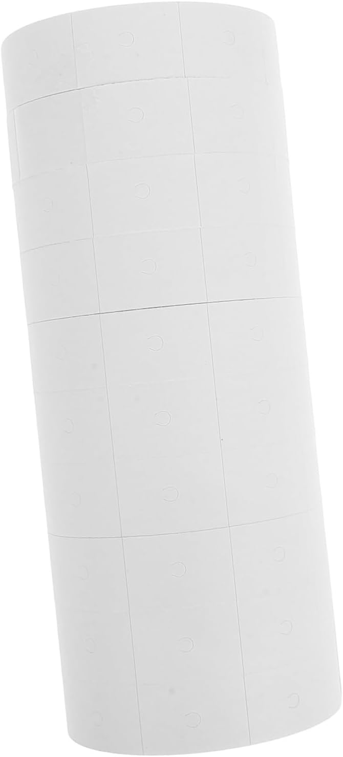 Veemoon 10rolls Price Labeller Accessories Compatible Price Marker Roll Labels for Labeller Labels Roll Labeler Paper Accessories for