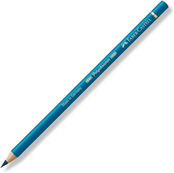 Faber-Castell Polychromos Artists' Single Pencil - Colour 153 Cobalt Turquoise