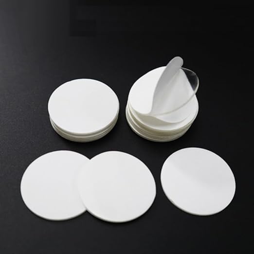 STOBOK 20Pcs 1.18 Inch Transparent Double-Sided Adhesive Tape Round Fastener for Crafts Wedding Car Use Strong Self Adhesive Dots