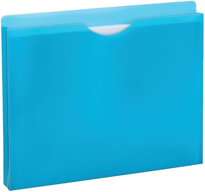 Pendaflex 50992 Glow Poly File Jacket Letter Polypropylene Assorted 5/Pack