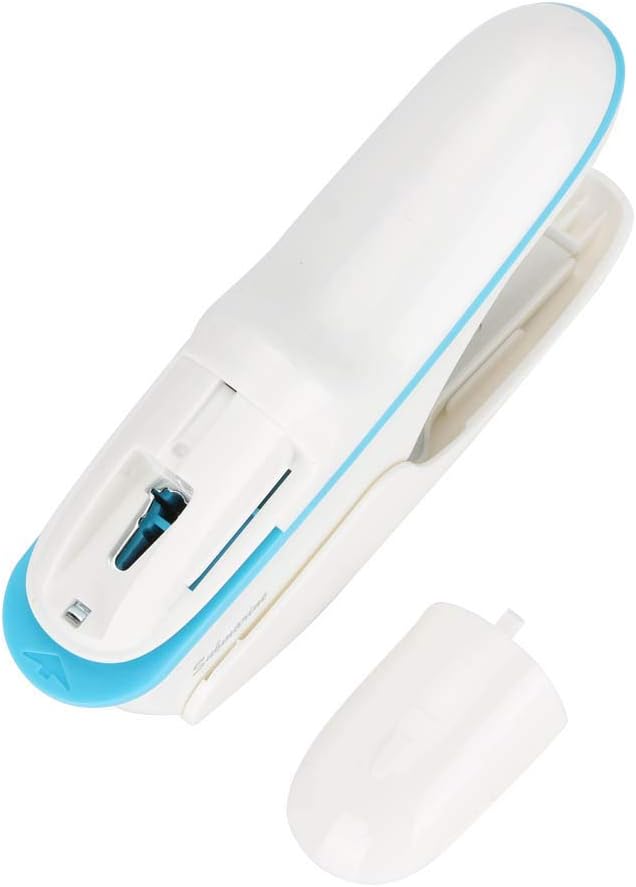 Stapleless Stapler, Stapleless No Holes ABS Material Staple Stapler Stapleless Staplers with Labor Saving Structure for Stapling