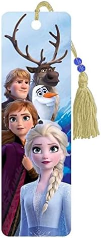 Disney Princess Bookmark Set - Bundle with 4 Bookmarks for Kids Featuring Ariel, Cinderella, Tiana, Frozen | Disney Princess Party Supplies for Girls Kids Women