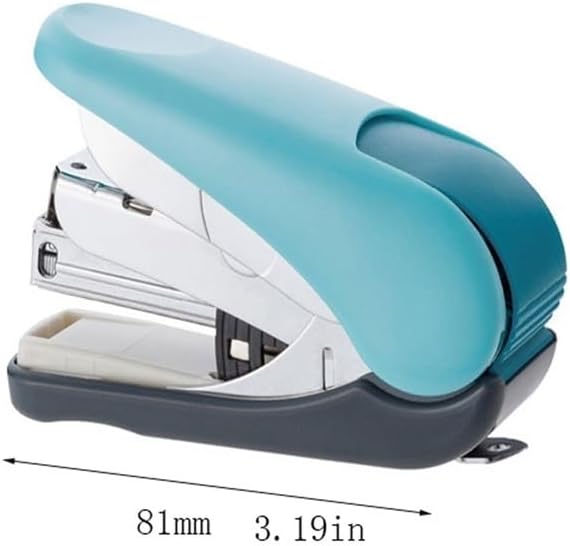 KUYWLMKMZZ Desk Stapler Office Stapler Mini Desktop Stapler Office Desktop Stapler 32 Sheets Capacity Easy to Load Ergonomic Stapler Document Binding School Supplies (Color : A)