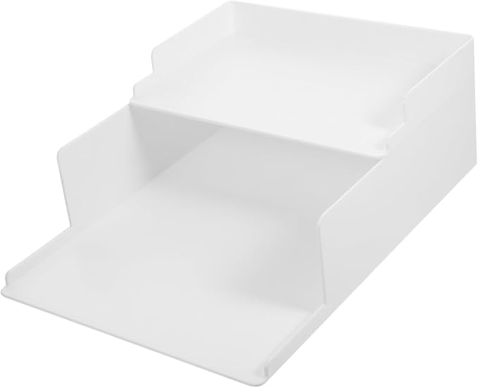 Homoyoyo 2pcs Multi-purpose File Storage Organizer Hips Document Holder for Office Study and Dorm Use Smooth Finish Easy to Store