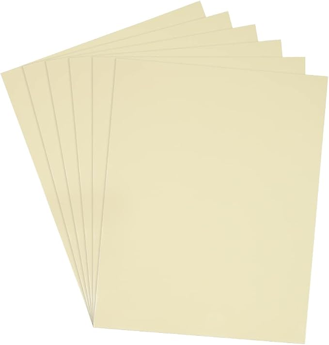 JAM PAPER Laminated Two Pocket Glossy School Folders - Letter Size - High Gloss Ivory - Bulk 100/Box
