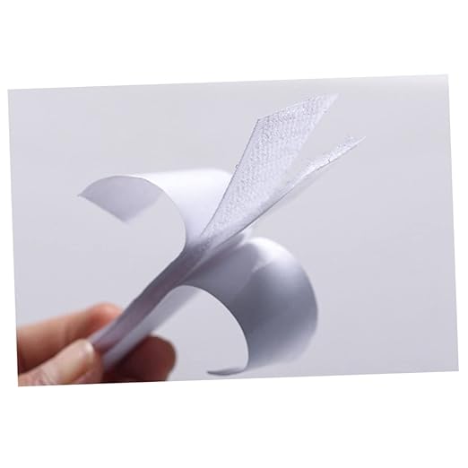 OUNONA Table Skirt Gripper Strips 10pcs Hook Loop Tape for Table Cover Sticky Mounting Strips