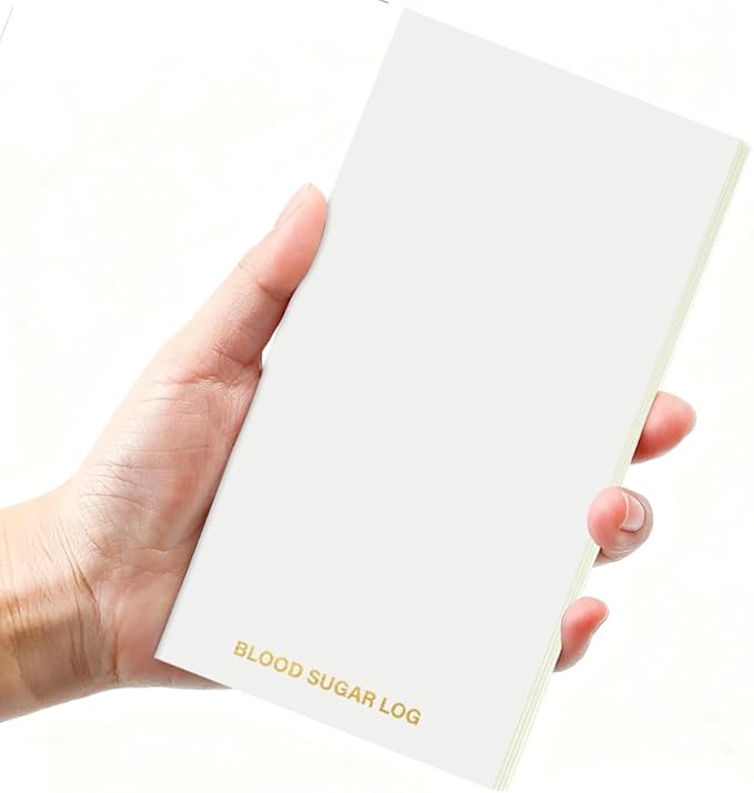 Pocket Planner Notebook, Blood Sugar Log Planner Refills, 30Sheets, 8.25x4.25inches Regular TN Journal Notebooks for Easy Daily Health Monitoring