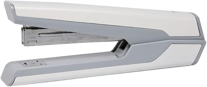 KUYWLMKMZZ Desk Stapler Labor-Saving Staplers Staplers Office Heavy Duty White Student Stapler 25 Pages Capacity to Send 1 Box of Staples School Supplies (Color : B)