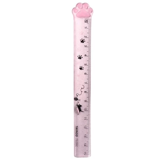 Grey Cats Claw Plastic Rulers, 15cm Straight Rulers Measuring Tool Drawing Stationery Office School Supplies Scale, Drafting Tools and Drafting Kits