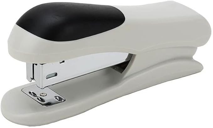 Desk Stapler Office Stapler Portable Stapler Office Desktop Stapler Labor-Saving Easily Can Accommodate 25 Pages of Desktop File Binding White School Supplies (Color : A)