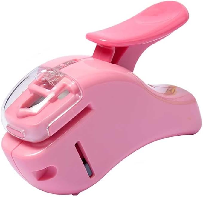 Mini Stapleless Stapler, Safe and Labor-Saving Student and Office Stationery(Black-JoJo's Bizarre Adventure1)