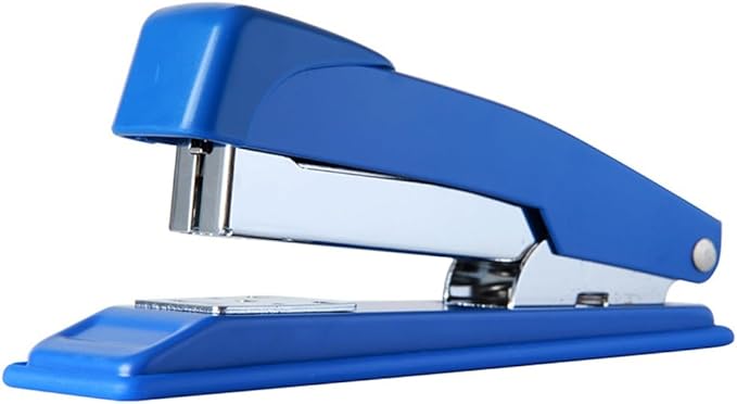 Effortless Stapler Paper Book Binding Stapling Machine Office Supplies Stationery Accessories Staples(D)