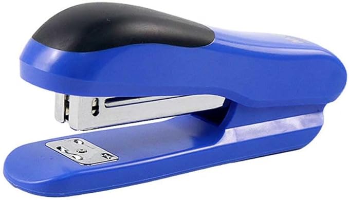 Stapler Power Saving Metal Stapler for School Office Supplies and Stationery(Blue)