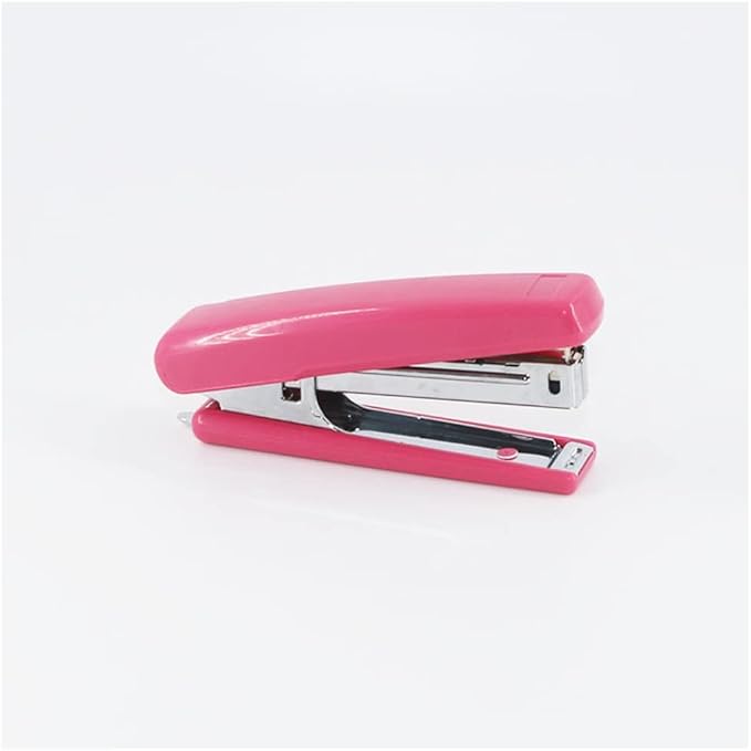 Desk Stapler Stapler Document Binding Stabler Desktop Stapler Labor-Saving Office Student Supplies 25 Pages Capacity 4 Colors for Choice School Supplies (Color : A)