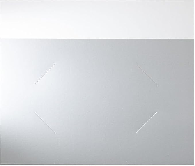 JAM PAPER Laminated Two Pocket Glossy Folders - Silver - 3/Pack
