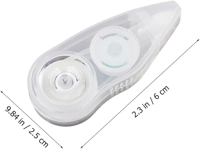 DOITOOL 6pcs Correction Tape for Students, Portable Daily Use Correcting Tape with Dispenser, School Supplies for Study and Office Writing Tasks