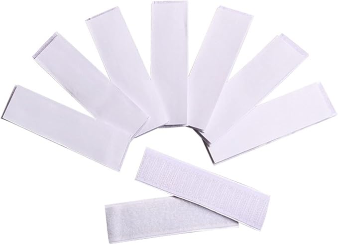 HEALLILY 15pcs Hook and Adhesive Tape for Easy Mounting Versatile Self-Adhesive Strips for Home Office and Classroom Use for Crafting and Wall Lights