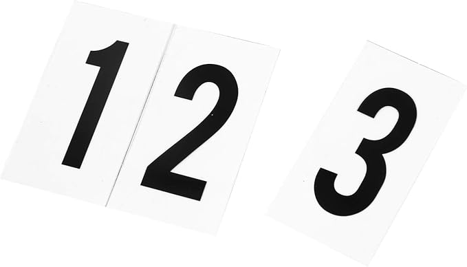 A Set 104Pcs Black Cinematic Lightbox Replacement Letters & Numbers Signs Black for A4 Light Up Letter Box Sign Message Board, Presentation Boards 65.4x35mm (LED Light Box is NOT Included!!)