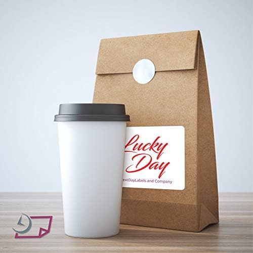NextDayLabels 4x5 Inch Rectangle Stickers White Blank Labels for Laser Inkjet Printer - 4 Per Sheet Self-Adhesive Shipping Product Packaging Made in USA - 400 Labels