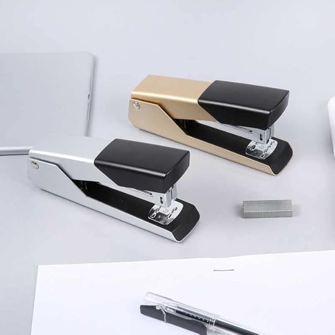 Stapler Binding 24/6 Stapler Paper Stapler Stapler Office Supplies Stationery(Gray)