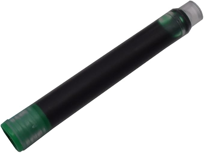 Jinhao Fountain Pen Green Ink Cartridge International Standard 2.6mm Bore Diameter Ink Refill Set of 30 PCS