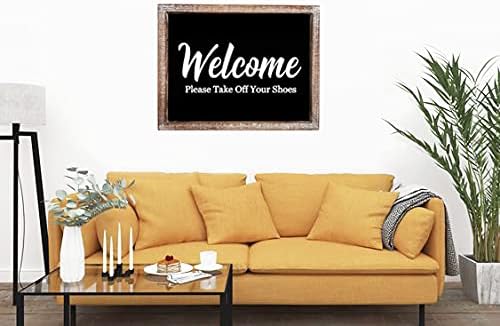 16''x12'' Wood Framed Chalkboard for Wall Home Decorative Chalk Board for Shool,Office,Wedding and Menu. (Brown, 16''x12'')