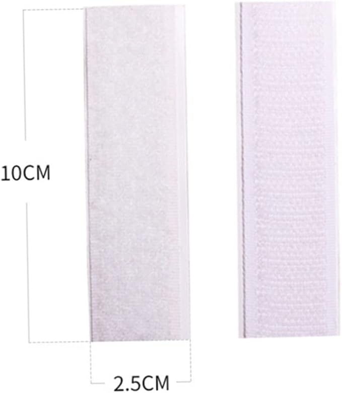 Alipis 5Pcs Mounting Tape Adhesive Hook Loop Strips for Wall Carpet and Furniture Reusable and Removable Strong Hold Smooth Surfaces for Home Office and Crafts
