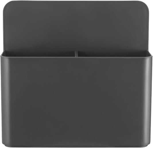 Grey Strong Magnetic Marker Holder/Dry Erase Pen Holder - Storage for Dry Erase Marker, Eraser, Bottle Opener, Remote Controls, Notes - Ideal for Magnetic Board, Fridge Door, and Locker