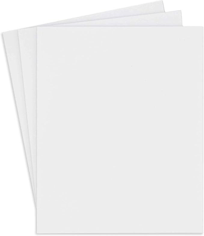 CountryArtHouse 13x13 White Foamboards Acid-Free 3/16" White Foam Core for Framing, Presentations, Crafts & More 100 Pack of Foam Boards