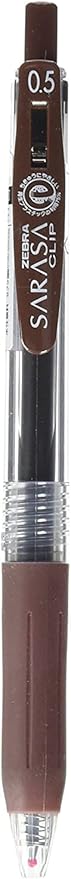Zebra Sarasa Clip Pen 0.5, Brown (JJ15-E)