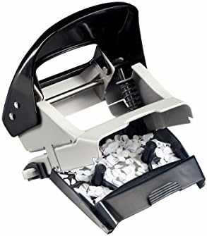 Leitz Hole Punch, 30 Sheets, Guide Bar with Format Markings, Metal, Wow Range, 50082064 - Metallic Green