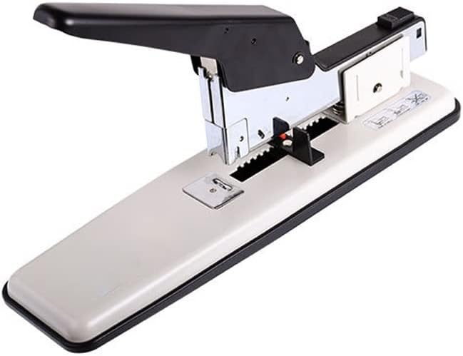 KUYWLMKMZZ Desk Stapler Heavy Duty Stapler Durable Thick Layer Stapler 100 Pages Capacity Suitable for Office Document Binding and Finishing School Supplies (Color : A)