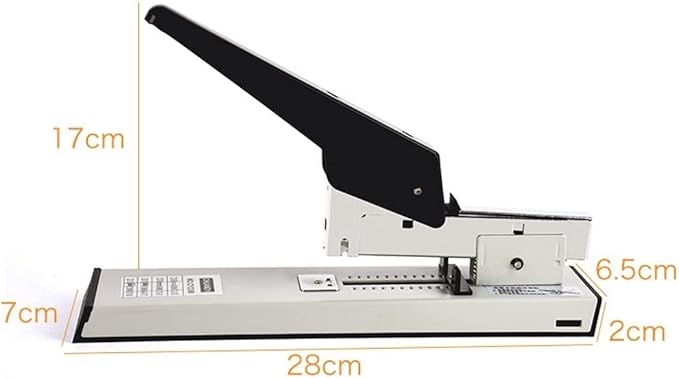 KUYWLMKMZZ Desk Stapler Staplers Office Heavy Duty Labor-Saving Thickening Staplers Office Binding Supplies Can Be Stapled 90 Pages Capacity School Supplies (Color : A)
