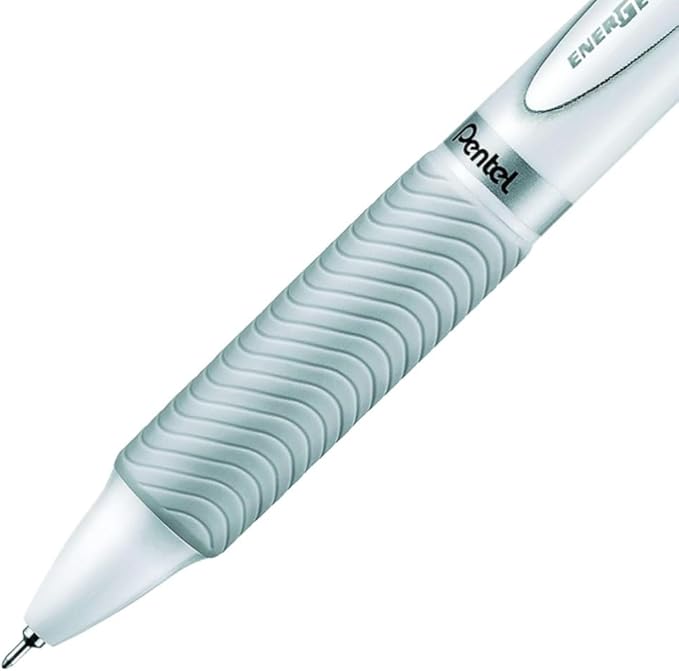 Pentel EnerGel 3 Multi-Function, 3-Ink Gel Pen, (0.5mm) Fine Line, White Barrel - BLC35W