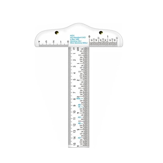 Clear Acrylic T-Square Ruler, Drafting T Square, Drafting Tools, T Ruler Transparent Crafting and Drafting Graduated Inch Metric Measuring Scale Rule Drafting Tools and Kits