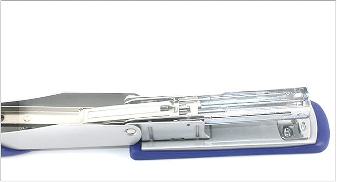 KUYWLMKMZZ Desk Stapler Standard Stapler Document Binding Stabler Desktop Stapler Labor-Saving Office Student Supplies Staplers for Desk 25 Page Capacity School Supplies (Color : B)