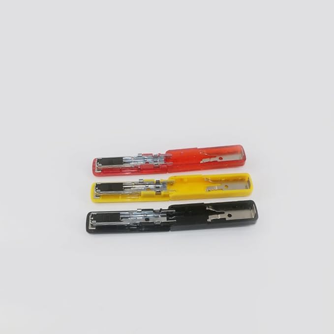 Desk Stapler Desktop Stapler Creative Stapler Micro Stapler Mini Small Stapler Office Student Stationery Gift Suitable for Office Desk Office Binding School Supplies (Color : C)