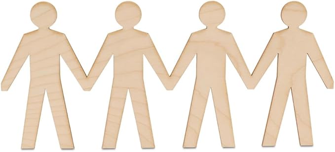 Diversity Border for Bulletin Board Classroom Decor 5-1/2x12 Inch, Pack of 3 DIY Wooden Education & Craft Supplies, by Woodpeckers