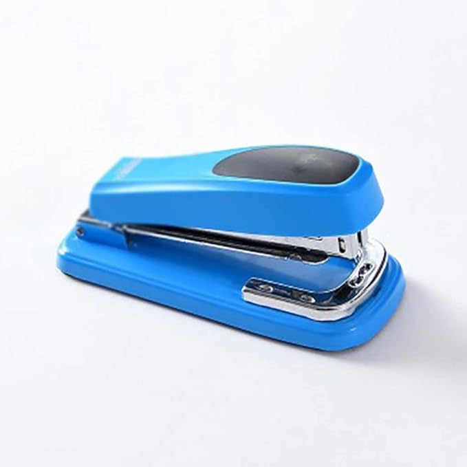 1pcs Stapler Rotated Office and School Binding Supplies User Friendly Labor-Saving Fashionable Center Joint Stapler(D)