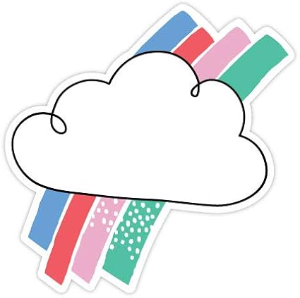 CTP Rainbow Doodles Rainbow Skies 6" Cut-Outs Classroom Decor (10432 Creative Teaching Press)