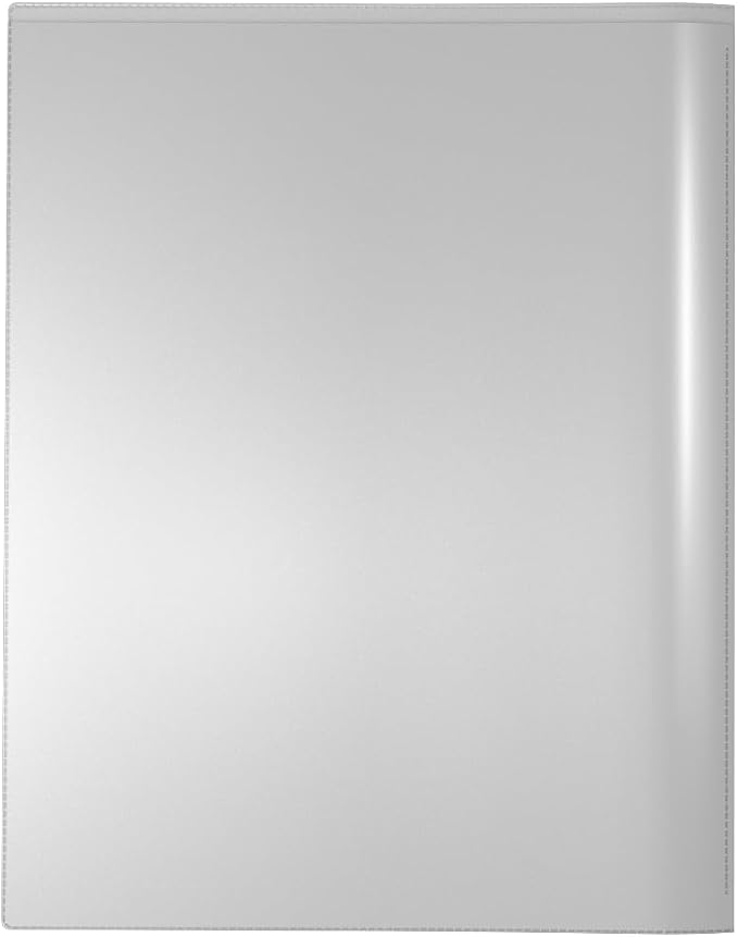 Nicky's Folders® English Communicator, Parent-Teacher Folder, Patented Tear-Resistant Flexible Plastic 2 Inside Pockets, 2 Exterior Sleeves, Letter Size Paper, Single Color(24 Pack) (Metallic Silver)
