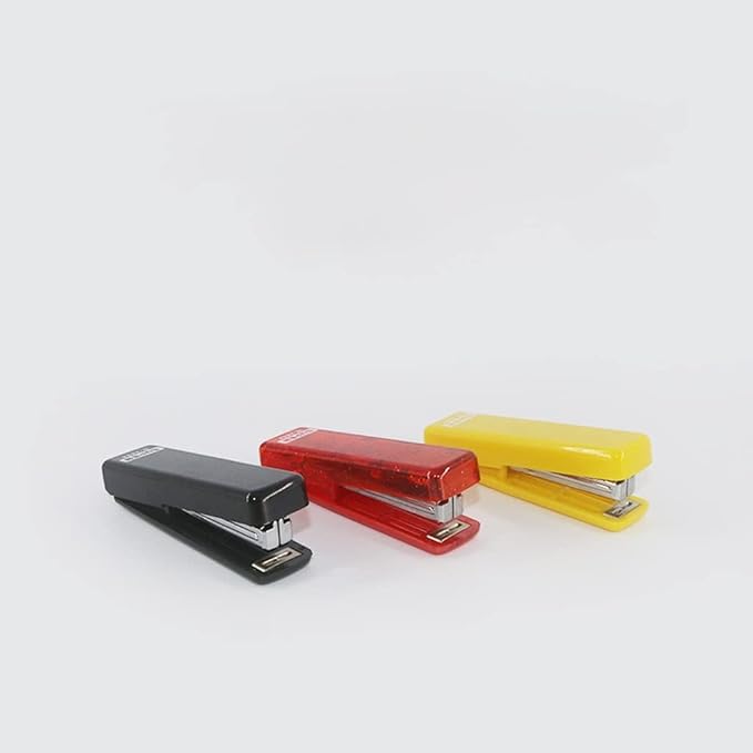 Desk Stapler Desktop Stapler Creative Stapler Micro Stapler Mini Small Stapler Office Student Stationery Gift Suitable for Office Desk Office Binding School Supplies (Color : B)