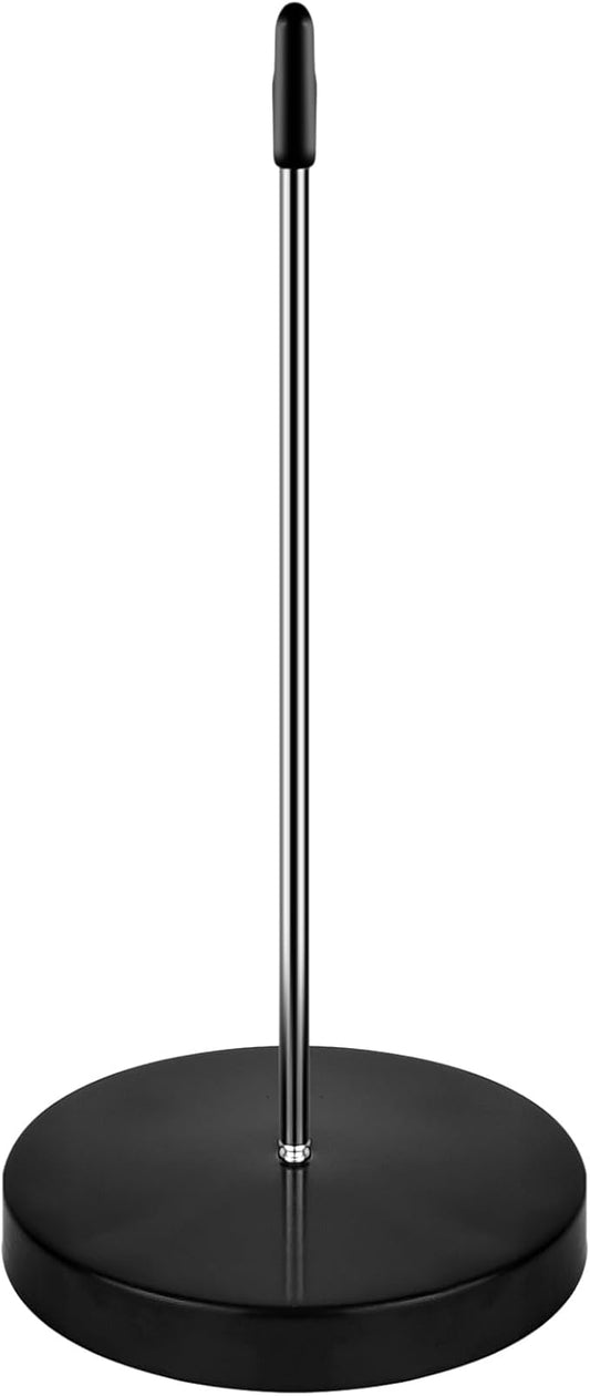 1 Pack Ticket Spike, Metal Bill Holder, Straight Rod Spike, Reliable Receipt Holder Spike for Organizing Tickets, Bills, and Notes in Restaurants, Offices, and Hotels (Black)