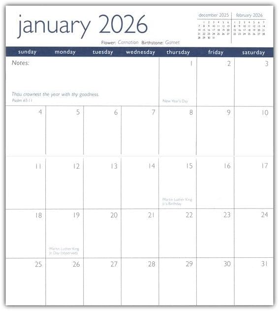 Faithfully Yours 2026-2027 Pocket Calendar and Planner (The Lord Delights in You)