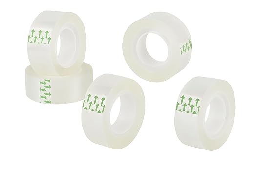 YGM Clear Packing Tape Refills The Office Supplies Fashion Classroom Must Haves School Supplies Packing Tape Dispenser Desk Accessories & workspace Organizers Shipping Tape School Trans Tape (5)