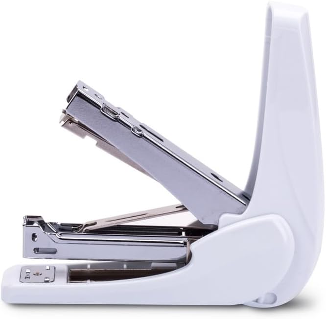 Effortless Stapler Paper Book Binding Stapling Machine Office Supplies Stationery(Blue)